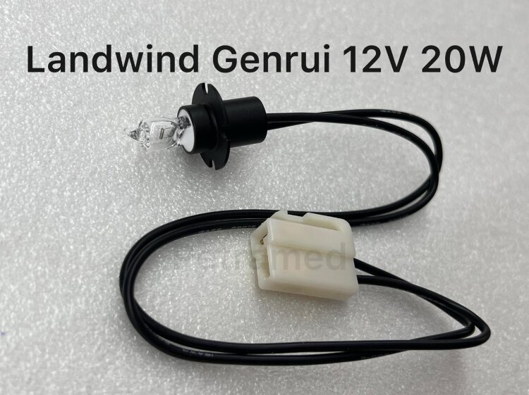 Лампа галогенная  для биохимического анализатора Landwind  Genrui 12V 20W C100/C200/C320/C400/C420/GS200/GS300/GS320/GS480A